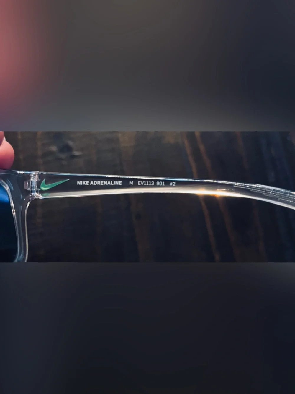 Nike Max Optics ADRENALINE M EV1113 Blue Mirror Sunglasses NEW